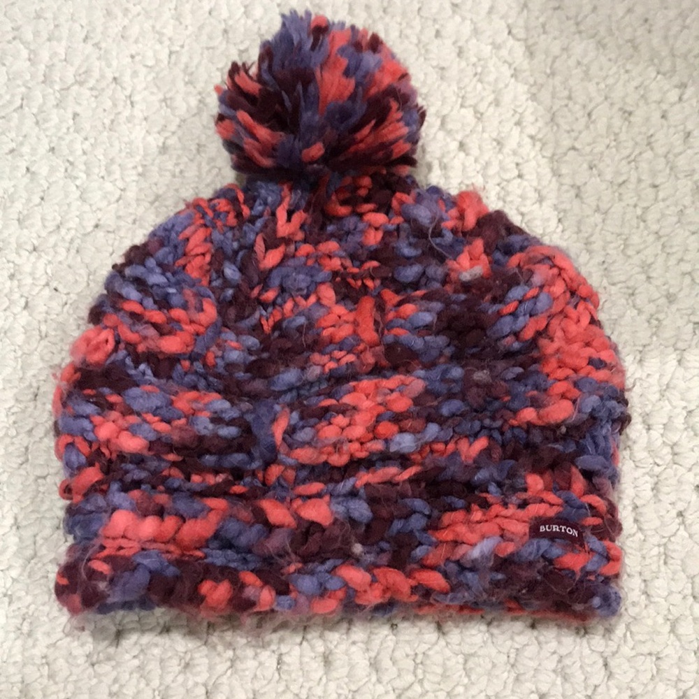 Good used condition knit Burton hat